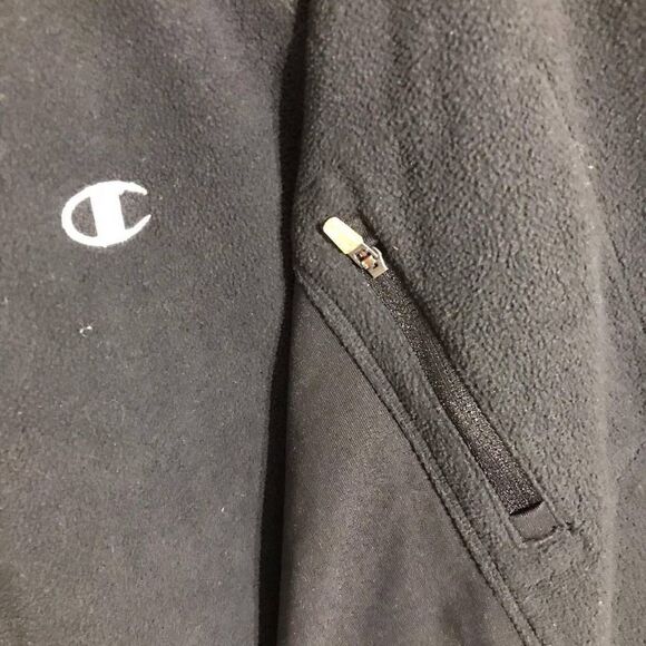 Champion Black Men's Half-Zip Sweater Size 2XL - Picture 7 of 8